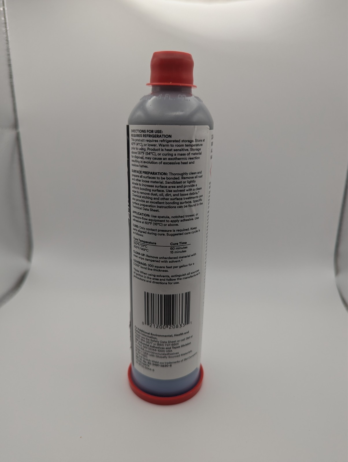 NEW Scotch-Weld 2214 Hi-temp Epoxy Adhesive, Gray 5.9 oz tube EXP 11/17/2027