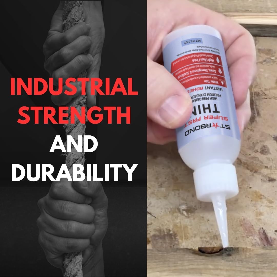 Starbond 16 oz. Super Fast Thin – Super Glue (Premium Cyanoacrylate CA Glue)