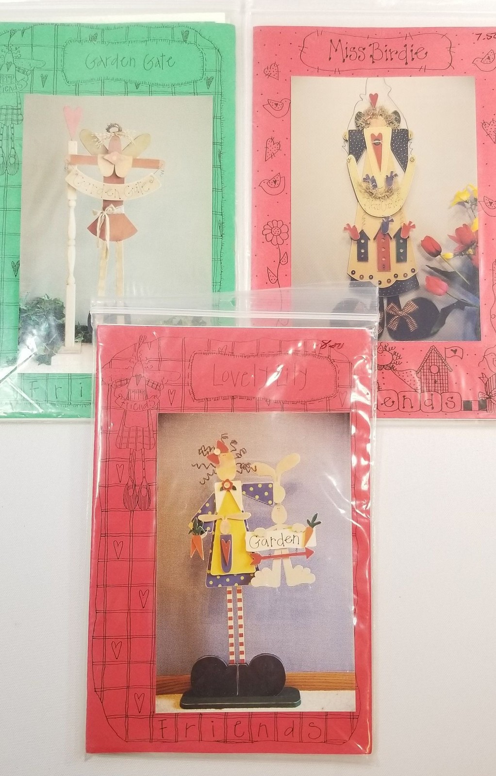 3 Tole Painting Pattern Packets, Folk Art Decorative Painting Projects