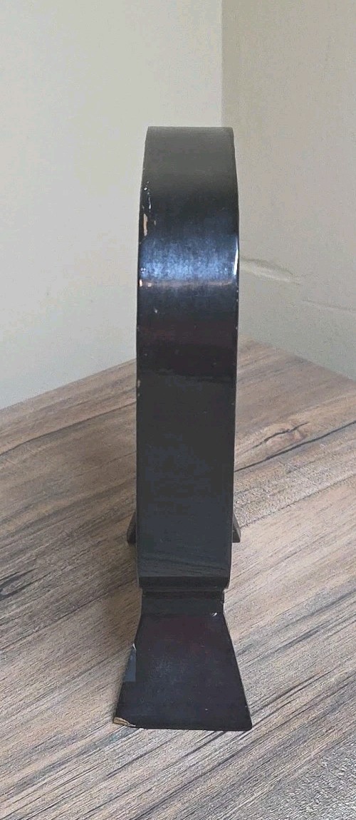 Vintage Chinese Cork Hand Carved Diorama In Glass & Black Laquered Wood Case