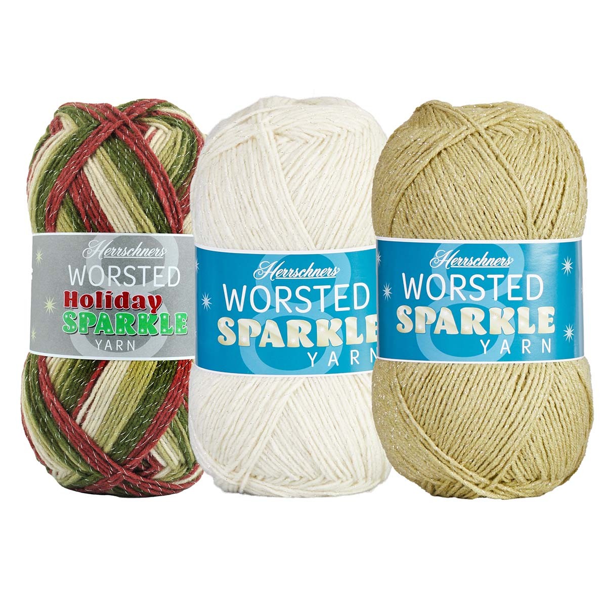 Worsted 8 Holiday Sparkle Yarn Pack