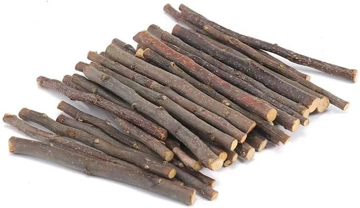 100Pcs 10Cm 0.1-0.2 Inch in Diameter Wood Log Sticks for DIY Crafts Photo Props