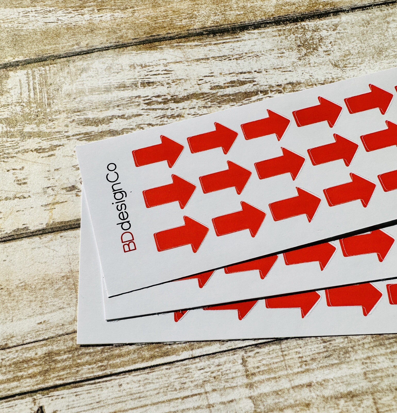 30 Red Arrow Planner Stickers