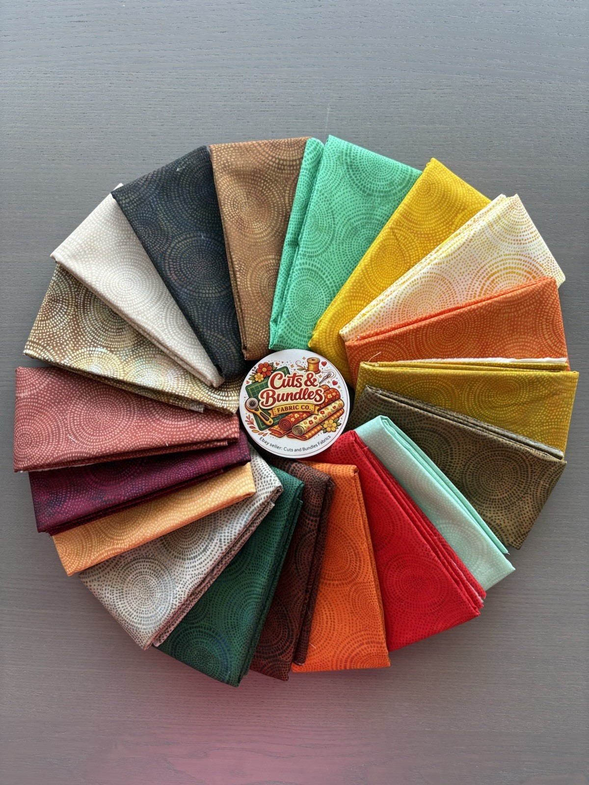 Windham Fabric 19 piece Fat Quarters Bundle 18×22″ Radiance Blenders