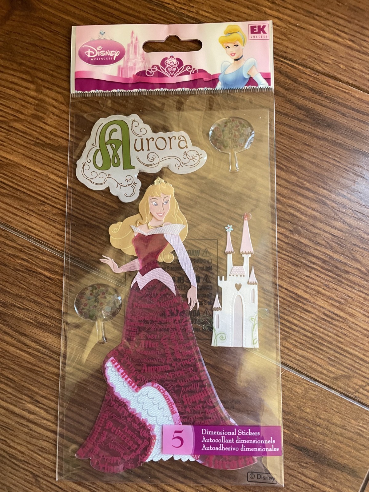 Disney princess dimensional stickers by EK Success–YOU PICK