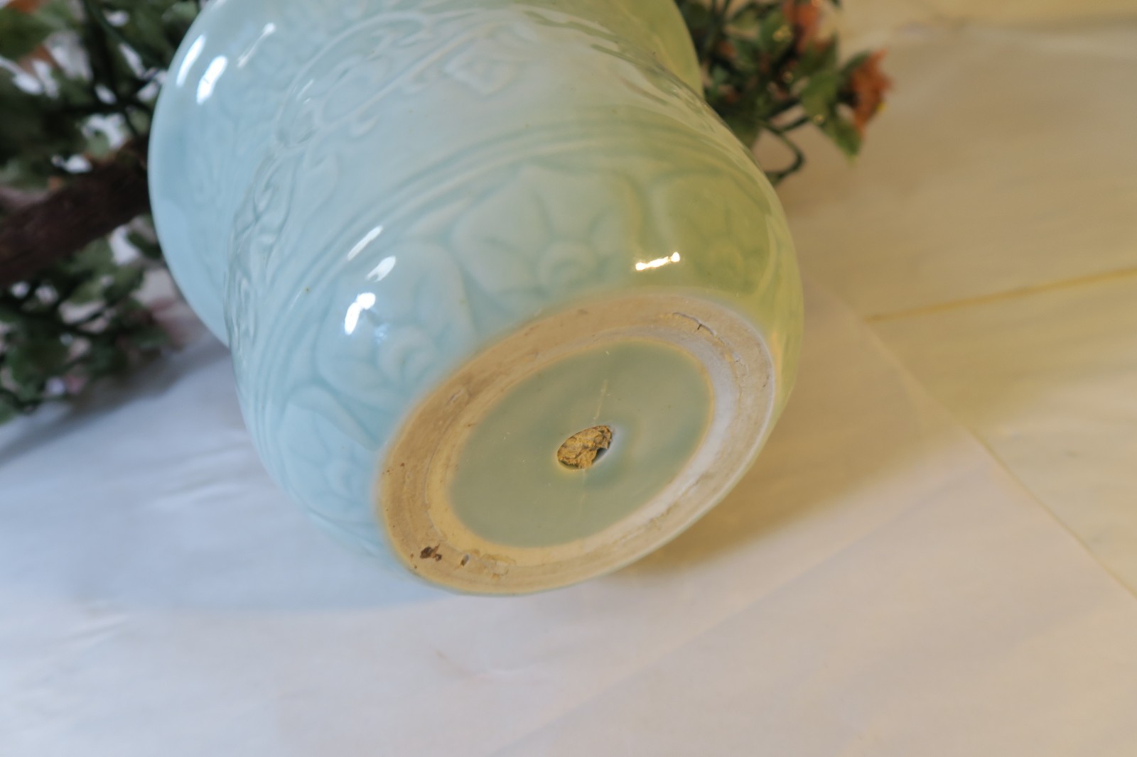 VINTAGE CHINESE JADE,QUARTZ EXTRA LARGE BONSAI TREE 32×20×11