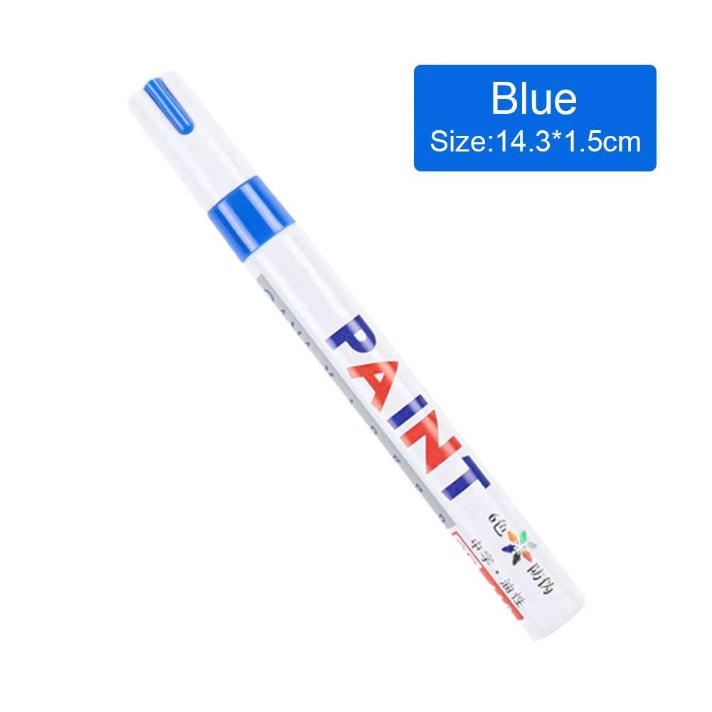 3pcs White Paint Pen Marker Waterproof Permanent Car Tire Lettering Rubber Lette