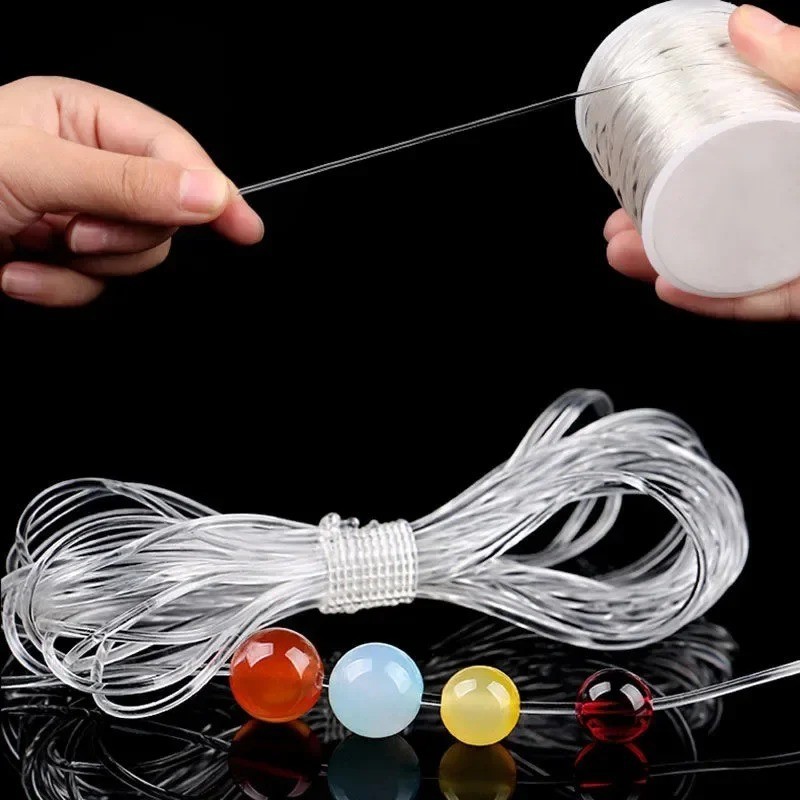 1PC Strong Crystal Thread String Bracelet Beading Cord Stretchy Elastic 10M USA