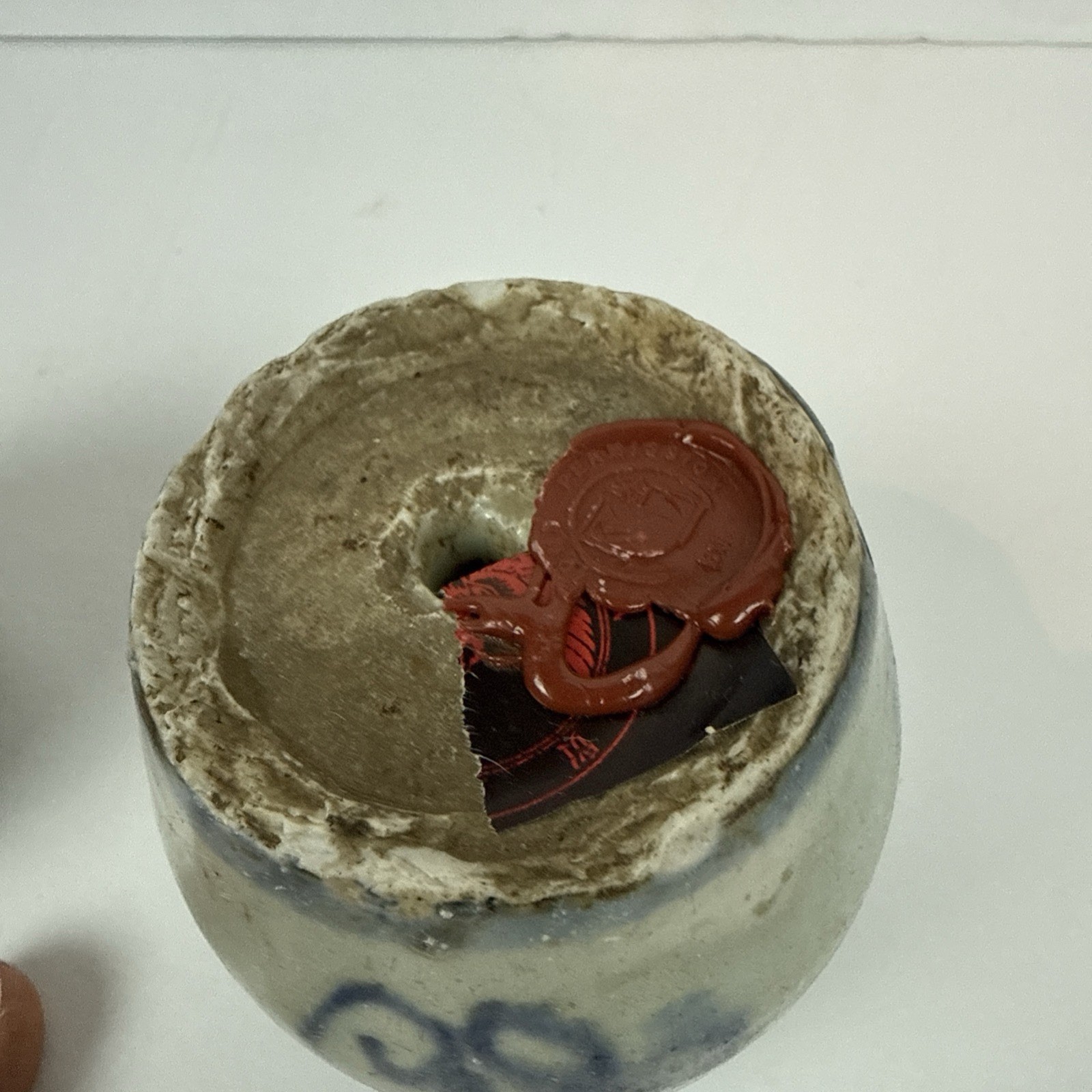 2 Antique Chinese Blue/White Porcelain Barrel Xianglu Lu Incense Burner Holder