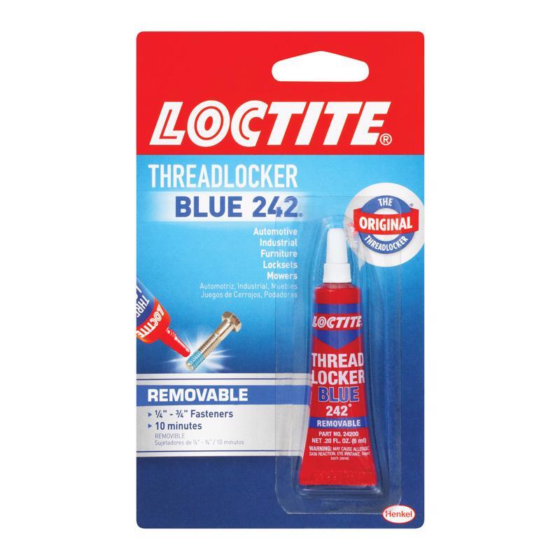 Loctite 209728 Heavy Duty Threadlocker Blue 242 Specialty Glue 0.20 fl. oz.