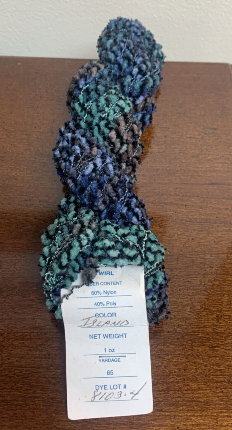 New Prism Custom Dyed Twirl Yarn Hank 1 oz 65 Yards – Island Blue Green