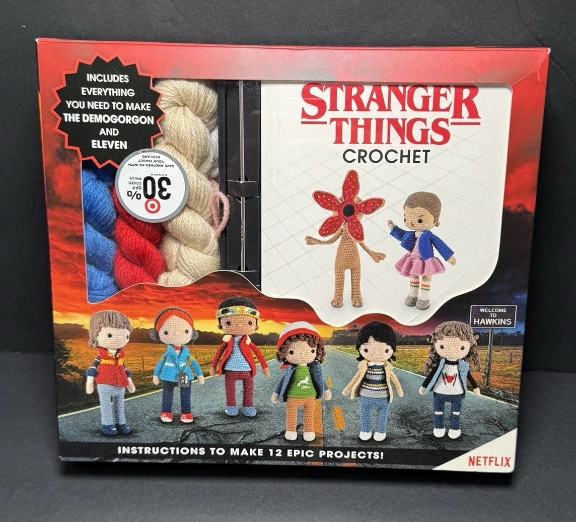 Stranger Things Crochet Netflix Eleven Demogorgon With Extra Yarn Bundle