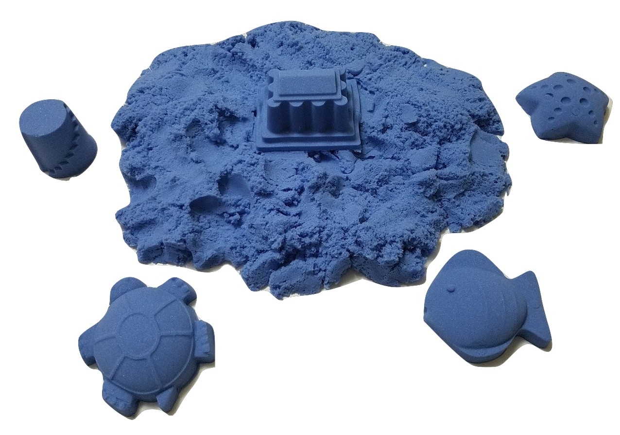 2 lb Refill Light Blue Space sand / Moon Crazy Sand Mold-N-Play Kid Fun