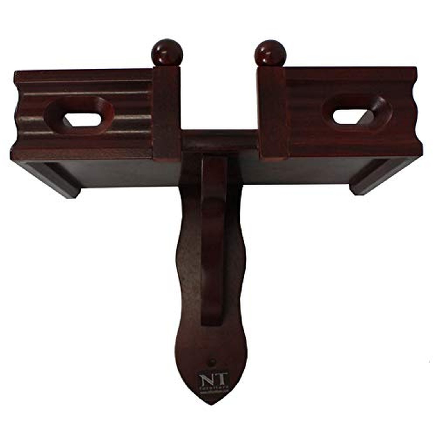 Buddha Altar Shelf Stand Wooden Wall Rack Ming (8x12x11 inches, Cherry)