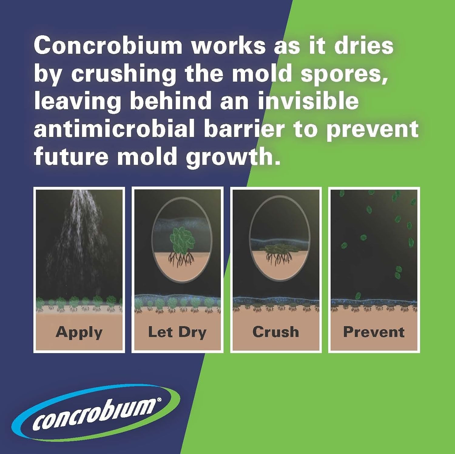 Mold Control, 32 Oz Spray – Eliminates & Prevents Mold – Epa-Registered, Bleach-