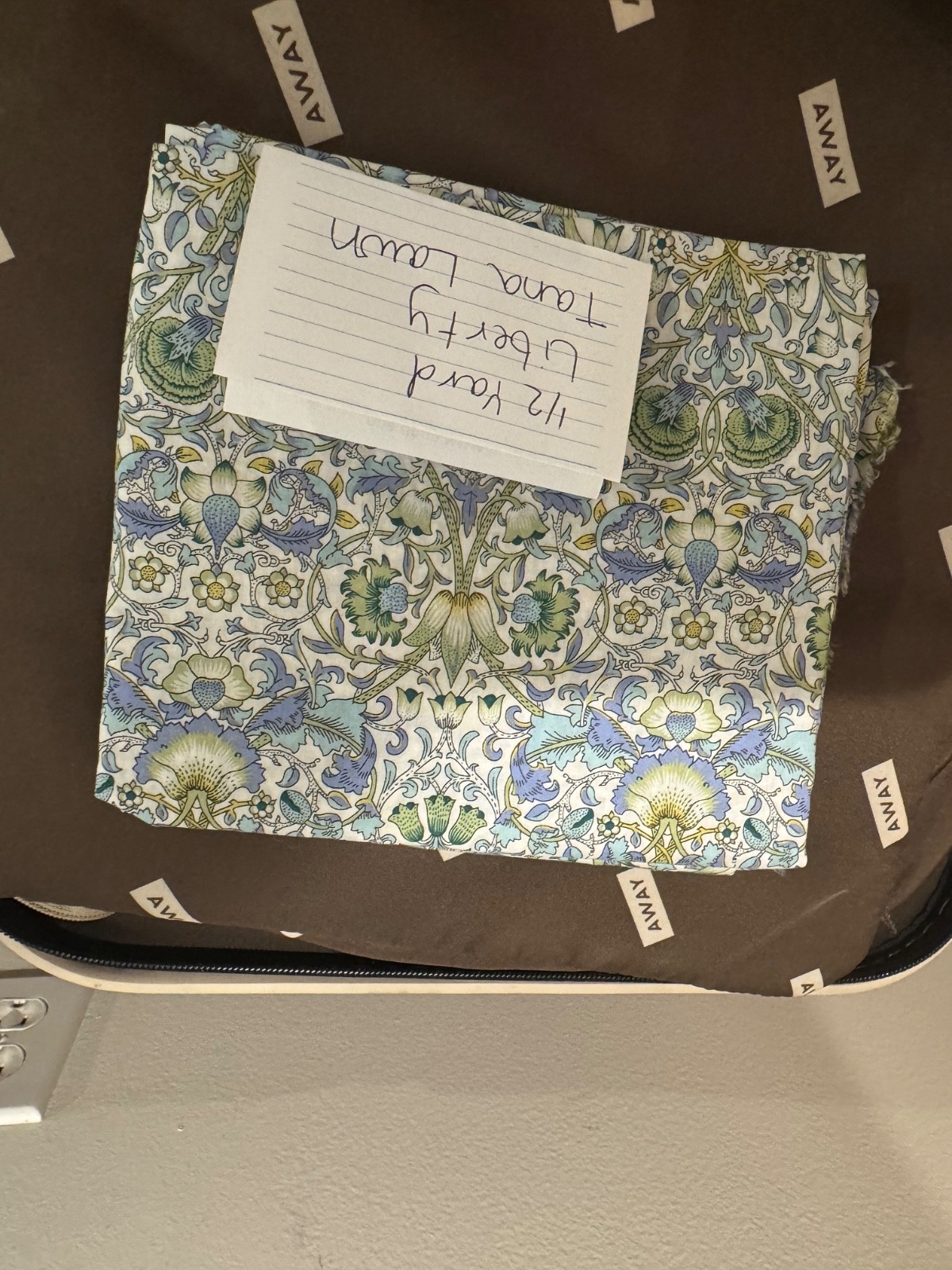1/2 yd Liberty Tana Lawn Ioanthe Blue
