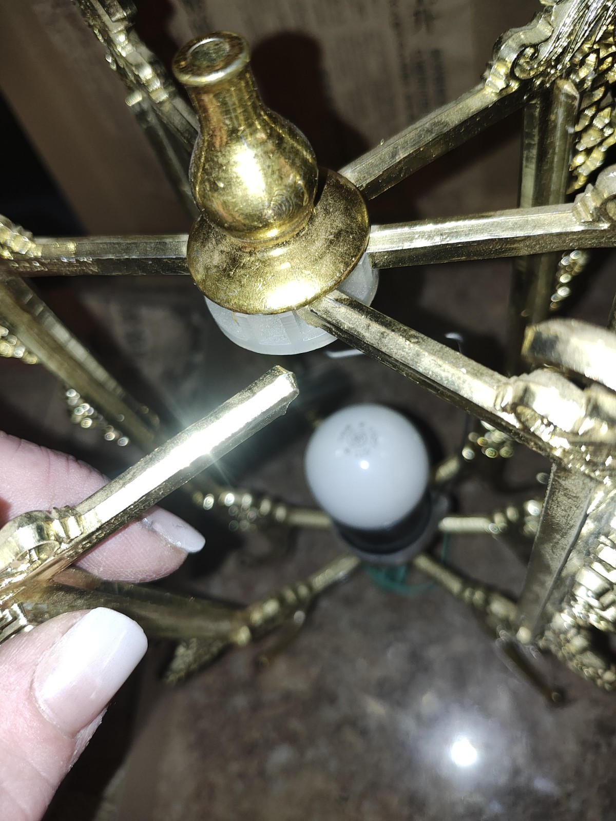Automatic Moving Chinese Lantern Made In Taiwan( For Parts See Description )