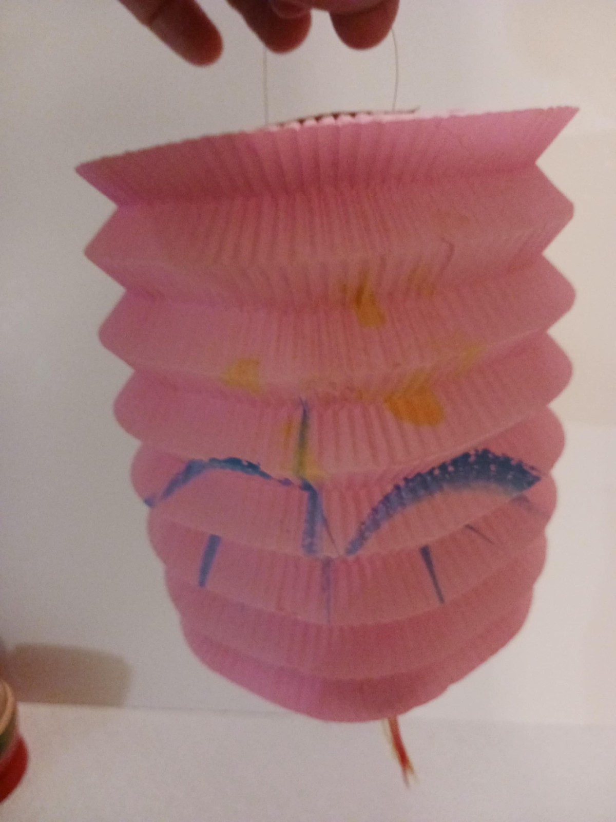 11 Vtg Chinese Accordian Paper Lanterns – Butterflies, Pointsettias, Flowers