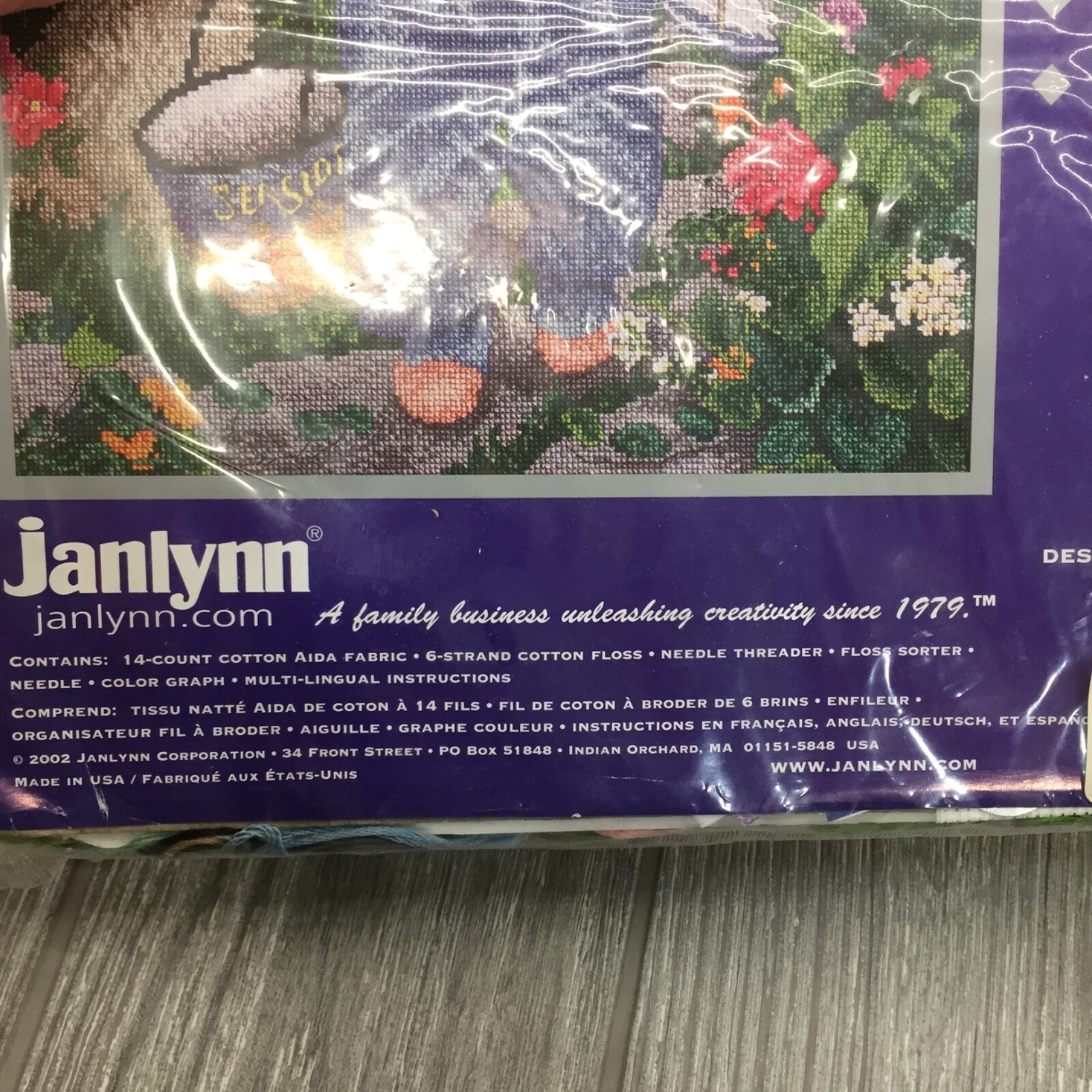 Vtg Janlynn Platinum Collection New Adventures Cross Stitch Kit Boy Seaside NEW