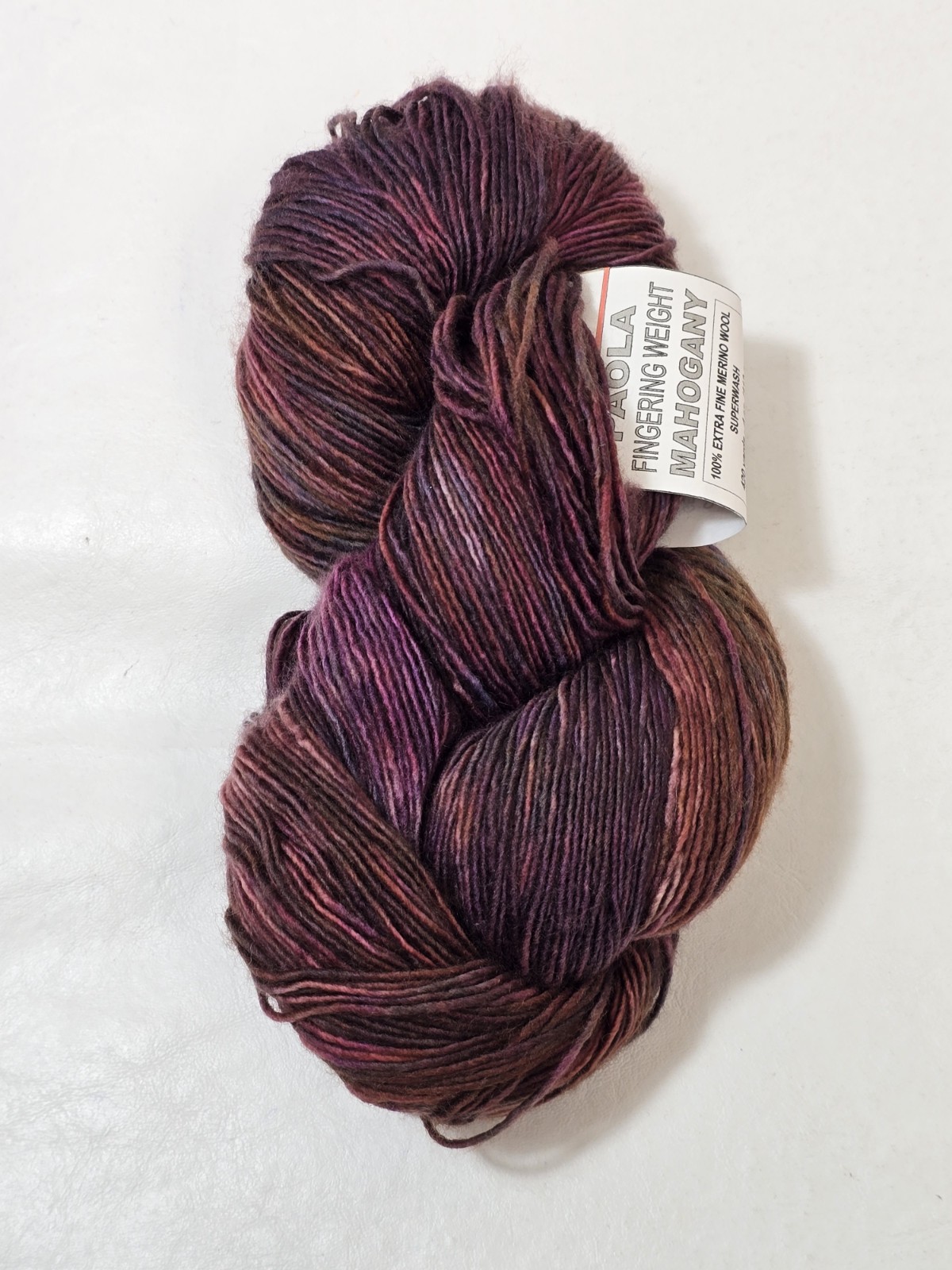 Mahogany Skeino Paola Yarn Xtra Fine Merino Superwash Wool 420y 4oz