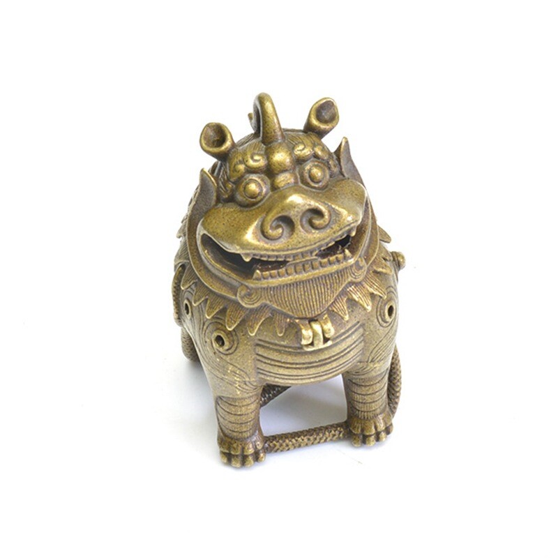 Mini Copper Incense Burner Creative Classical Decoration Antique Study Decorat
