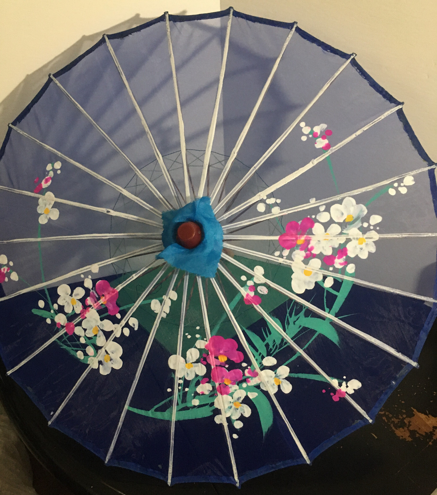 BLUE CHINESE SMALL PARASOL – NEW, NEVER USED