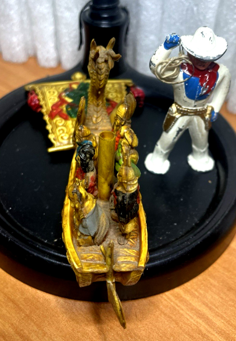 Vintage Chinese Dragon Boat Carrying The 7 Gods of Good Luck ~ We’ll See…