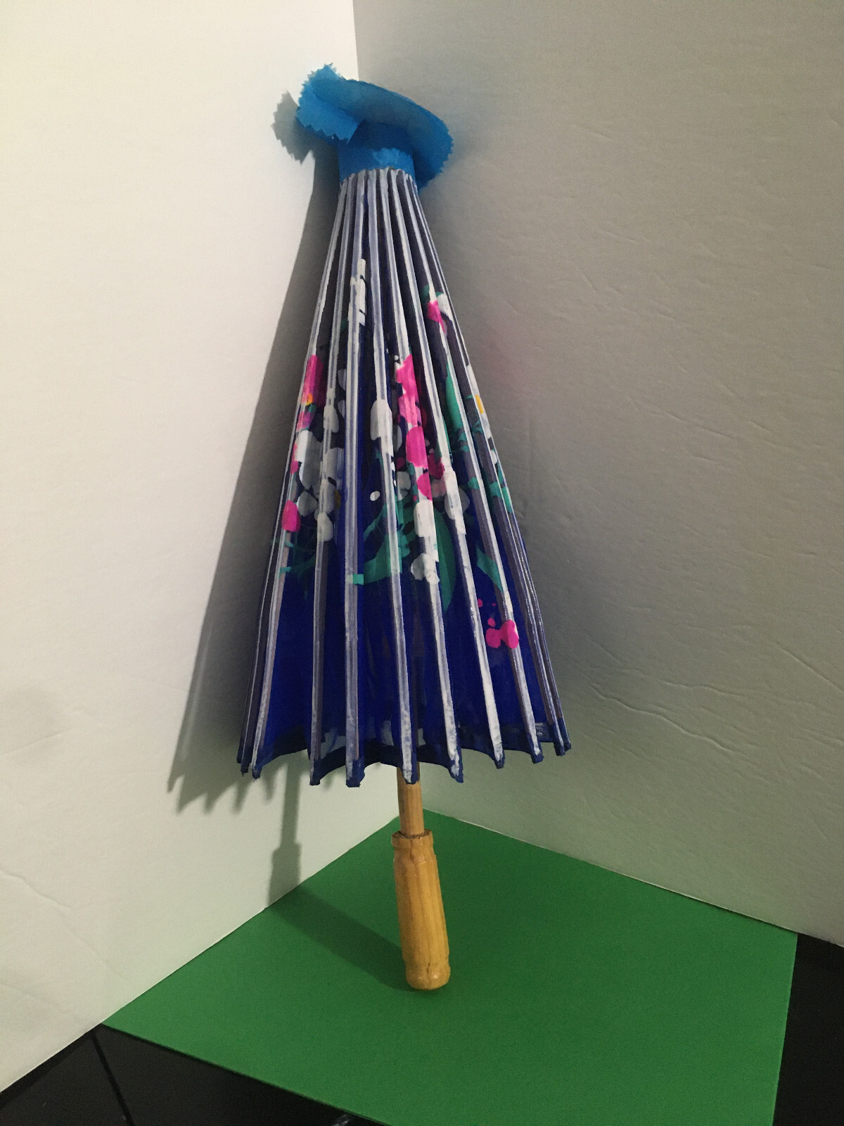 BLUE CHINESE SMALL PARASOL – NEW, NEVER USED