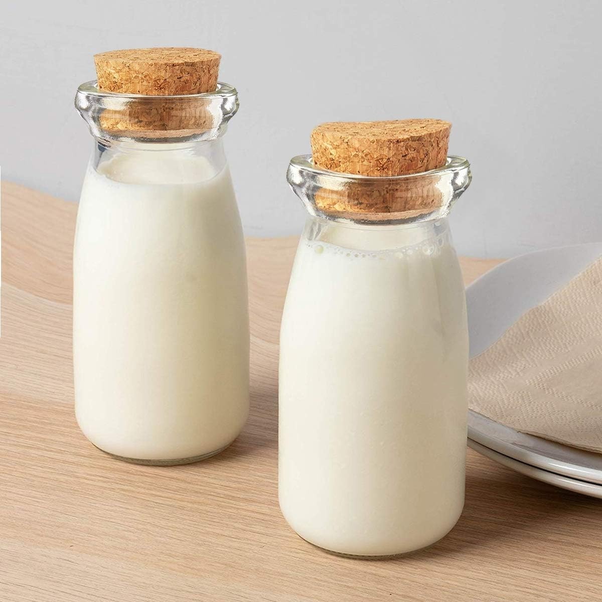 Small Apothecary Jars with Cork Lids – Set of 30