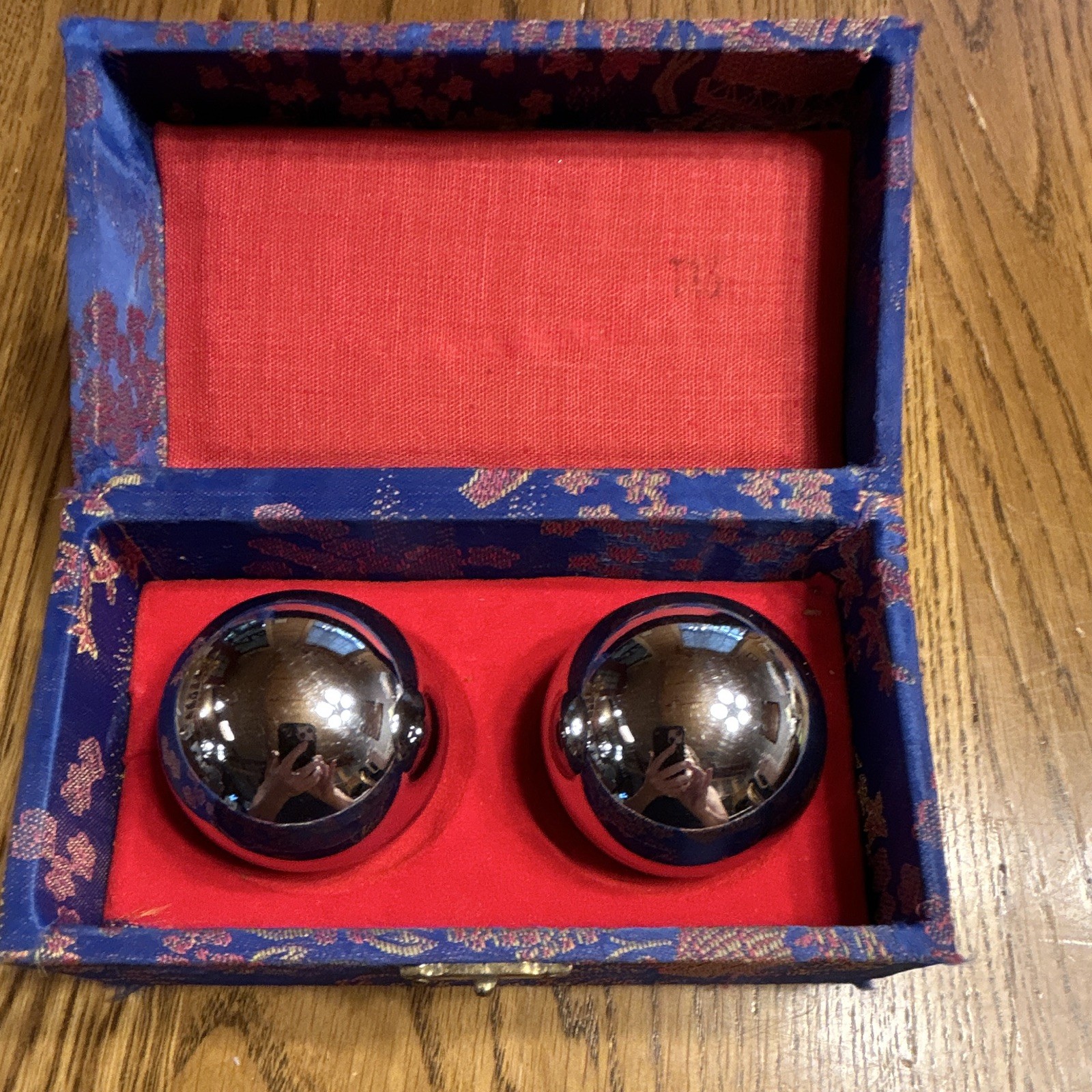 Vintage Chinese Solid Steel Heavy Chinese Baoding Balls