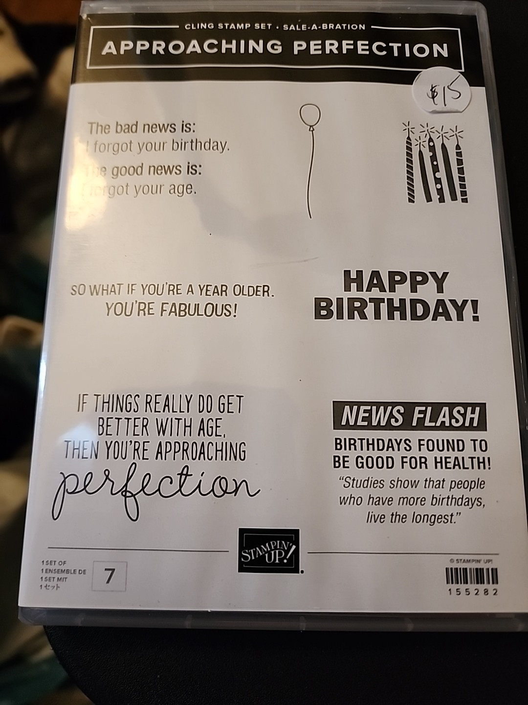 Stampin’ Up Approaching Perfection Stamp Set RETIRED!!