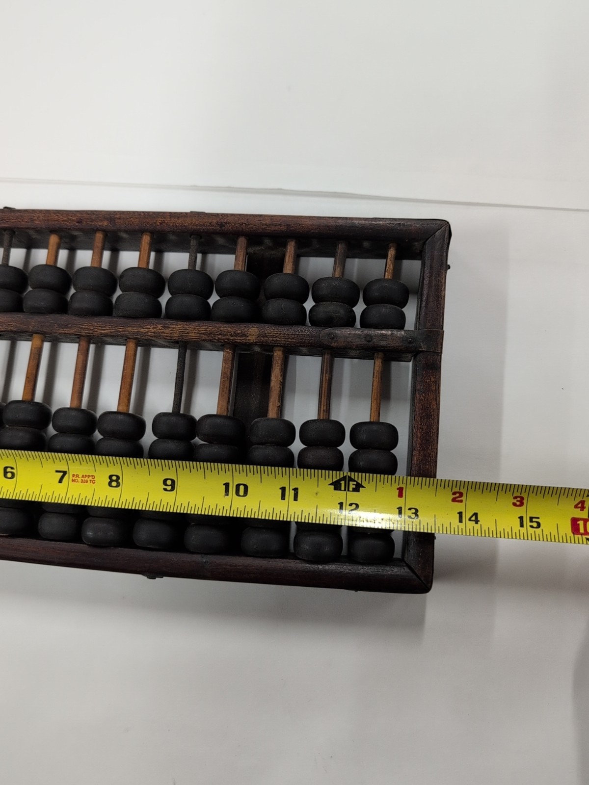 Vintage Antique Chinese Abacus, Made Of Solid Hardwood