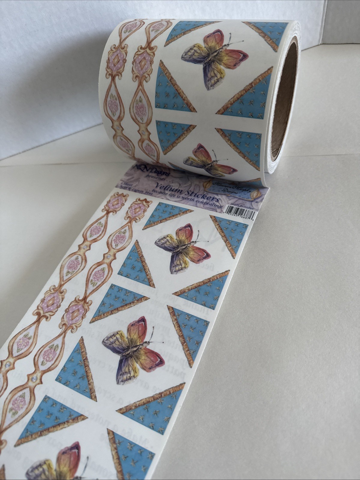 Butterflies Sticker ROLL NRN Designs Stickers Scrapbook Butterfly Border Corners