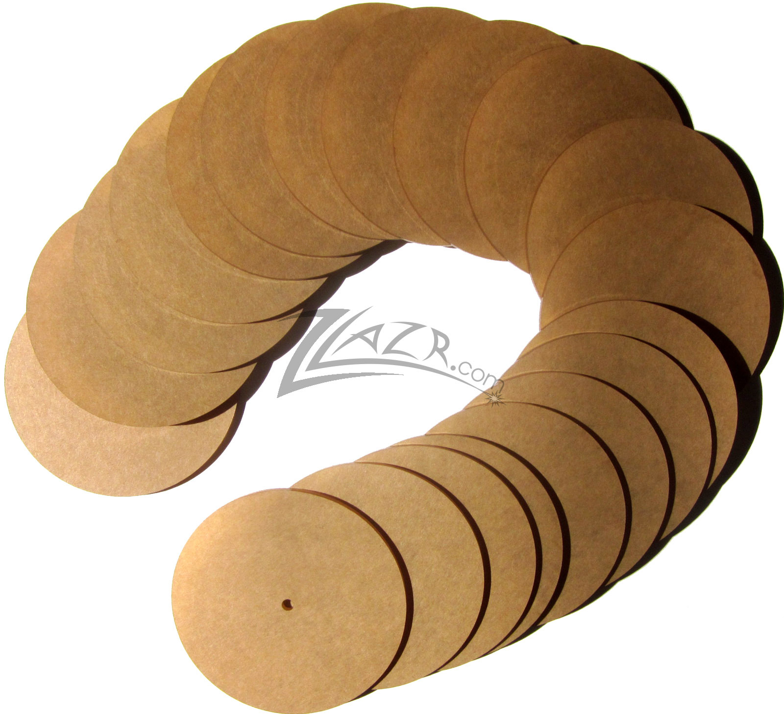 20 2-3/4″x1/4″ THICK Acrylic Cut LARGE Circle Disc 1/4″ Center hole Plexiglass