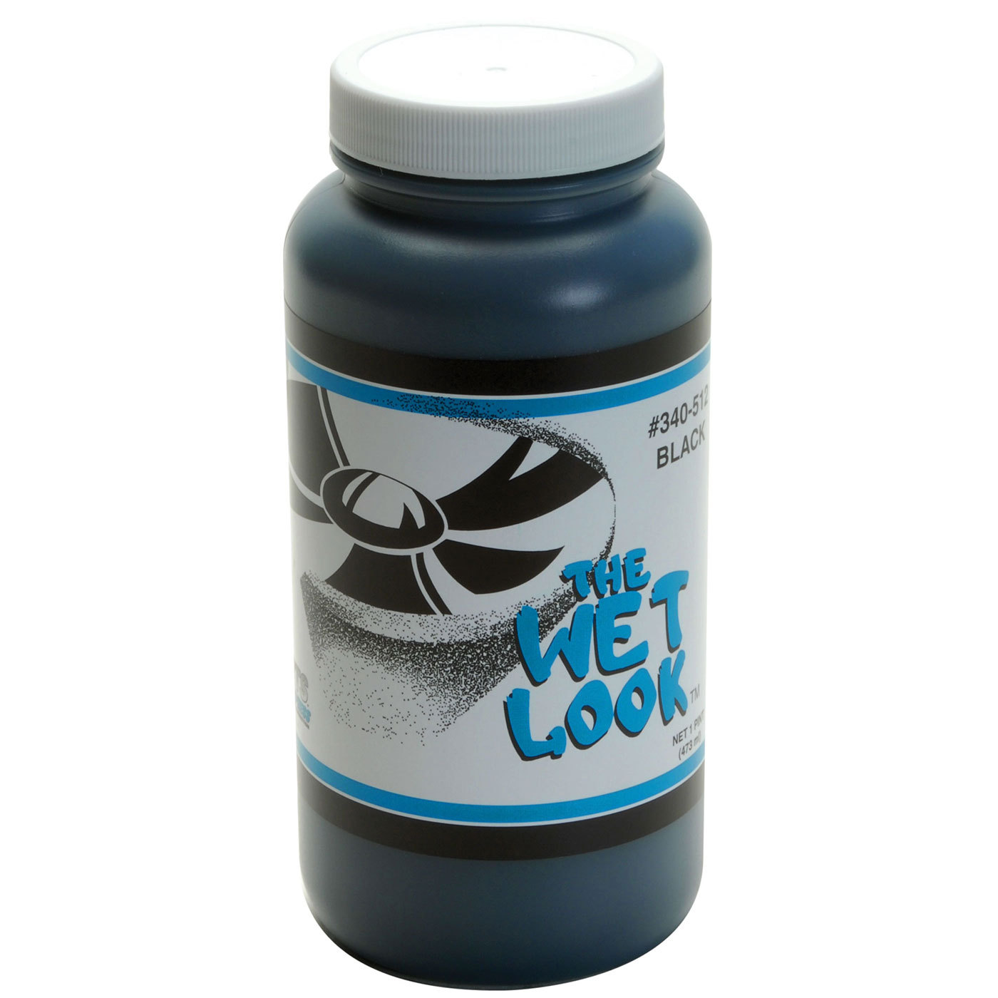 Wet Look Pint Black 16 oz.