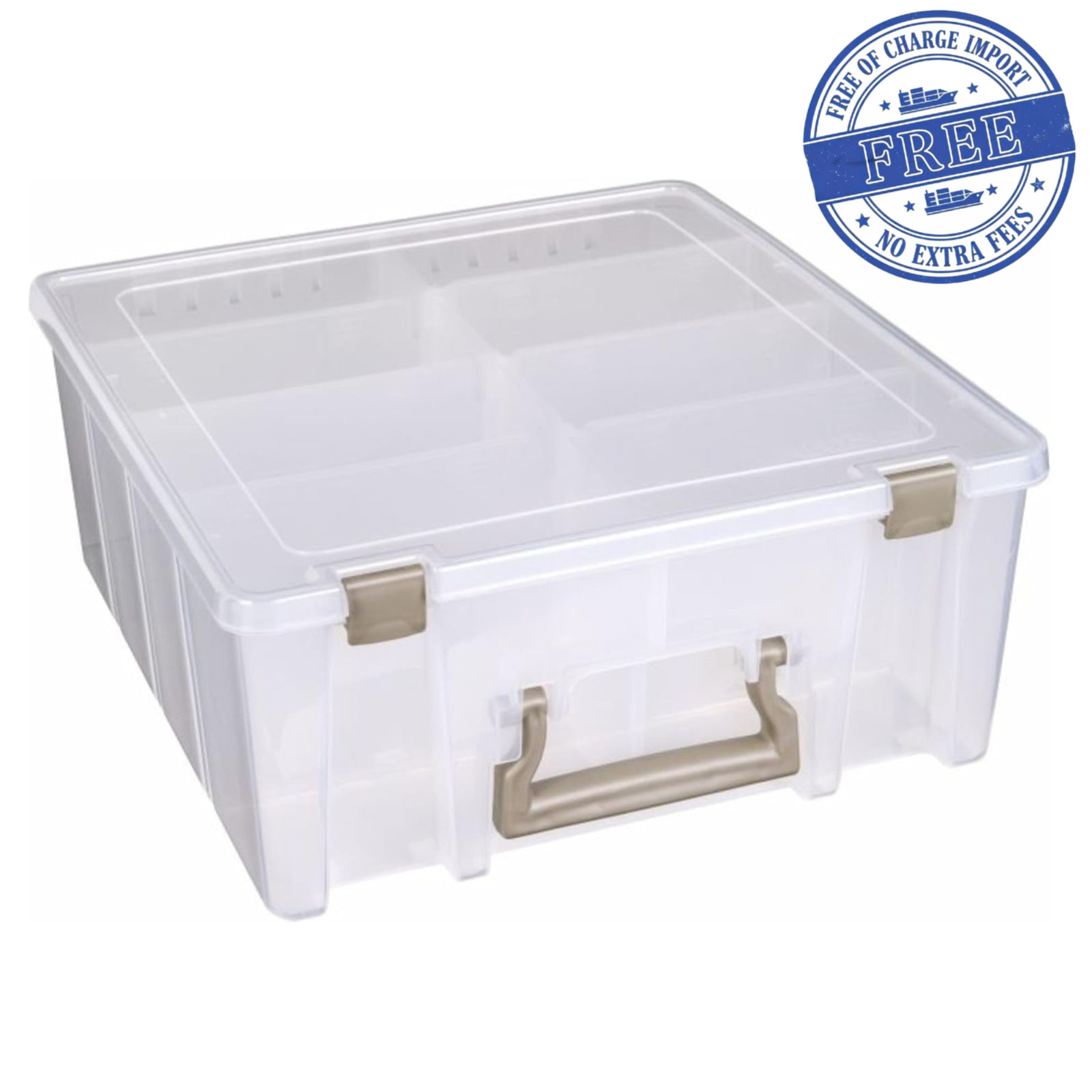 ArtBin 6990SO Super Satchel Double Deep Compartment Box with 8 Removable, NEW