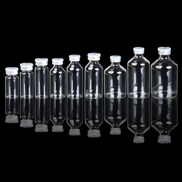 2ml~80ml Butyl Rubber Plug Glass Vial Jars Bottle Crafts Reagent Sample Bottle