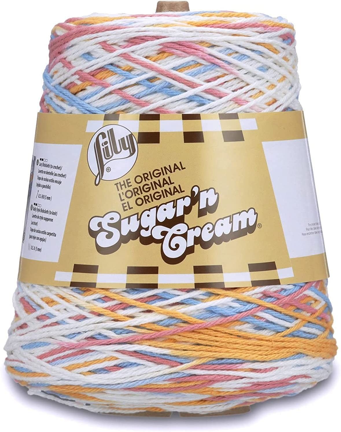 1 PCS 14oz/400g 706 Yards #4 Kitchen Breeze Sugar N Cream Cotton Yarn Crochet
