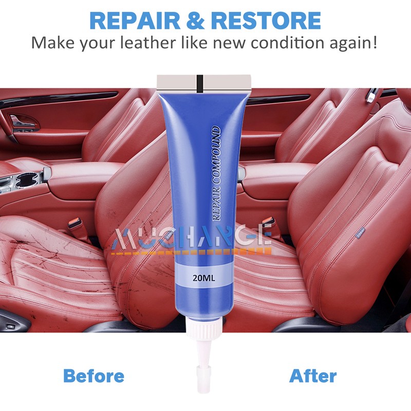 Dashboard Repair Kit 10 Color Car Vinyl Leather Cracked Furniture Kit Crack Sofa