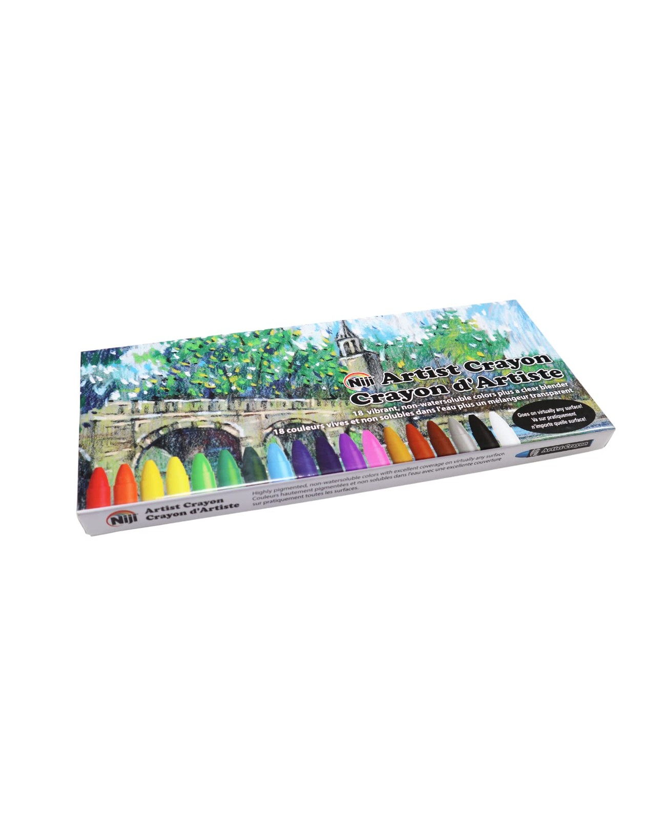 Y&C Niji Wax Pastel Set 18pc plus Blender,Other Art Supplies