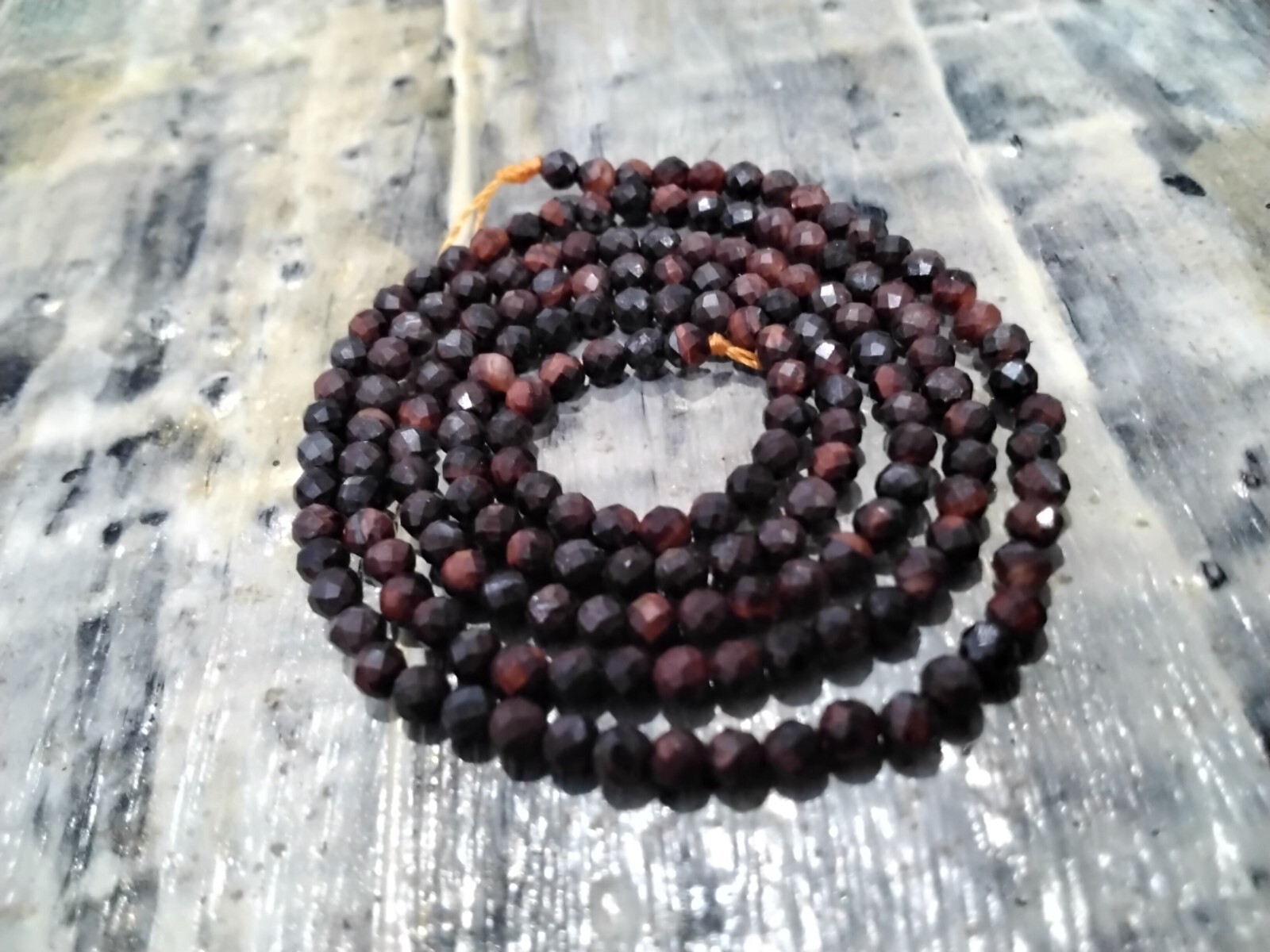 Natural Tiger Eye, Facete2, 2-2.5mm, Approx 150-160pce, Free post Oz Seller