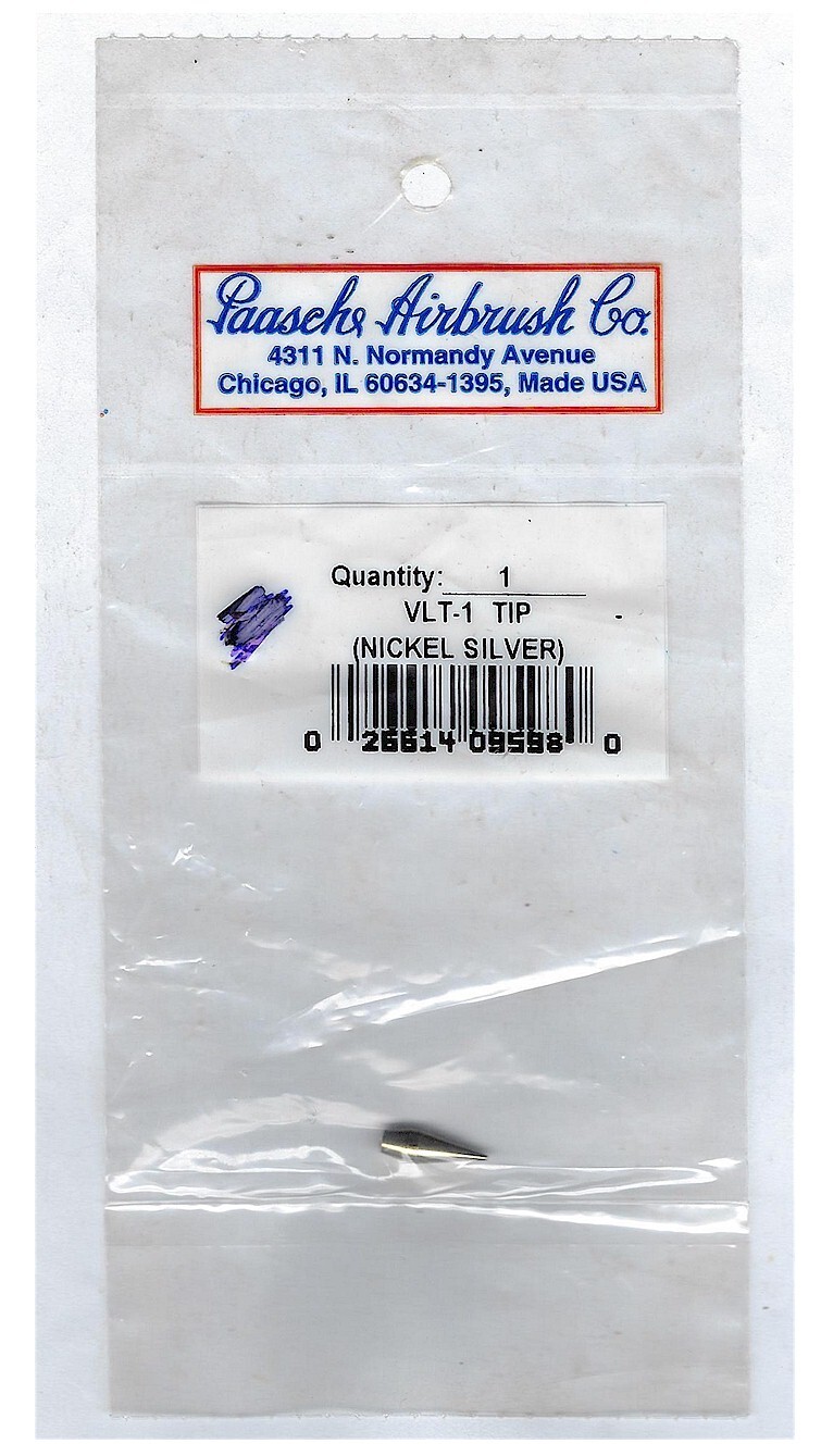 Paasche Airbrush Accessories VLT-1 Tip Nickel Silver 0.55 mm
