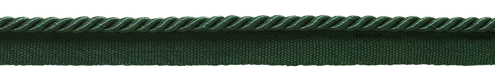 DÉCOPRO Twisted Rope Cord with Lip, Color# G10 – Dark Emerald Green [16 Yards]
