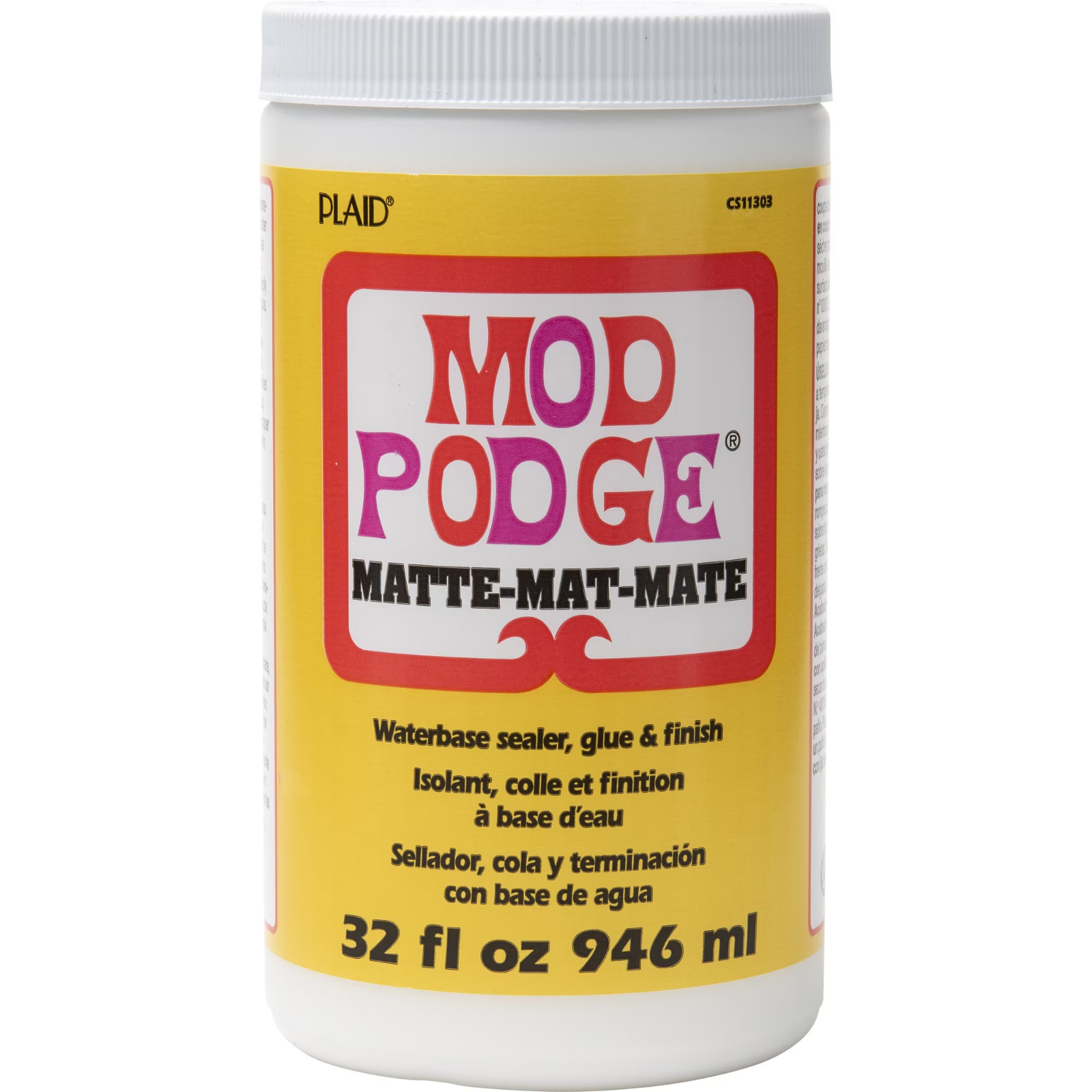 Mod Podge Sealer, Glue, and Finish, Matte Finish, 32 fl oz