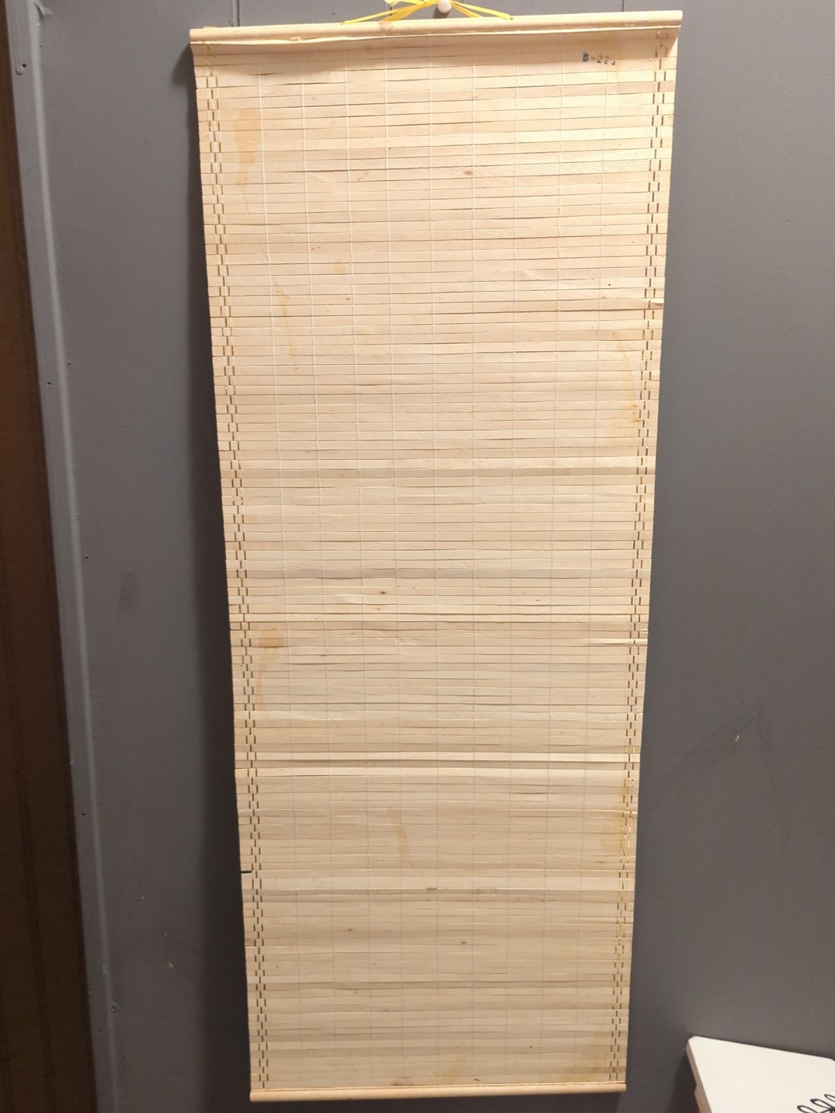 Vintage Wooden 1980 Chinese Wallscroll