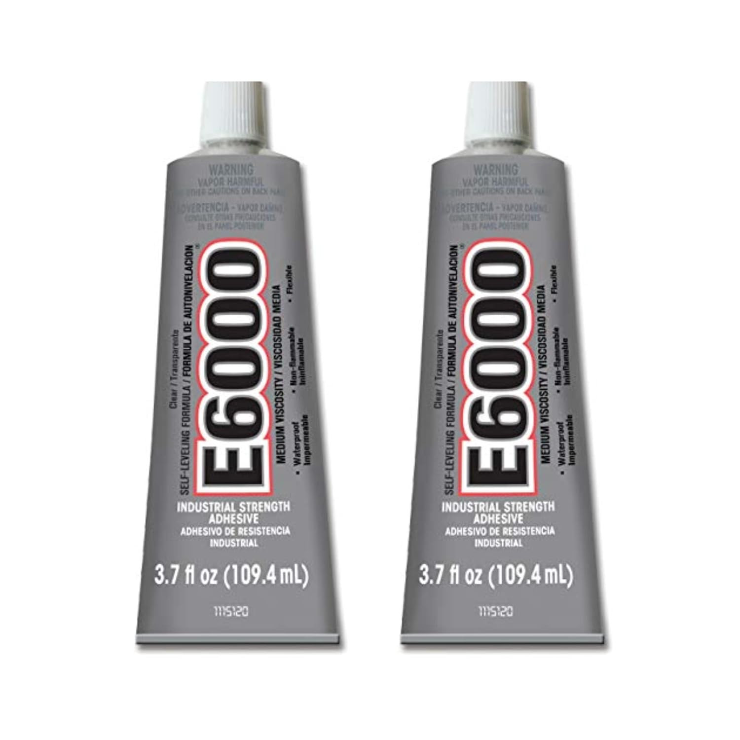 Eclectic Products 220011 2 Pack 3.7 Oz. E-6000 High Viscosity Multi-Purpose Adhe