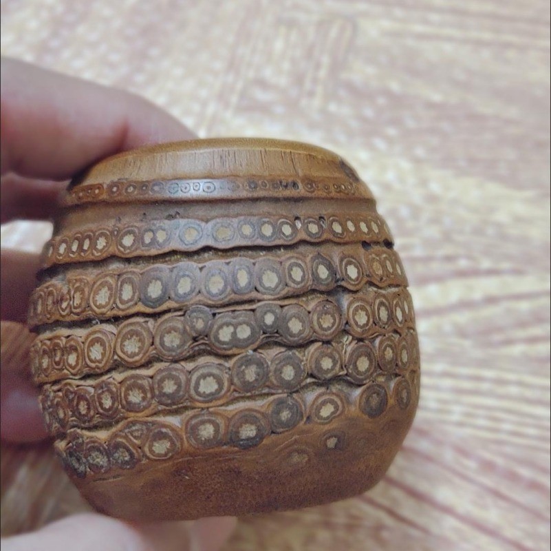 Vintage Bamboo Root Incense Holder Burner Incense Stick Stand 5.5cm