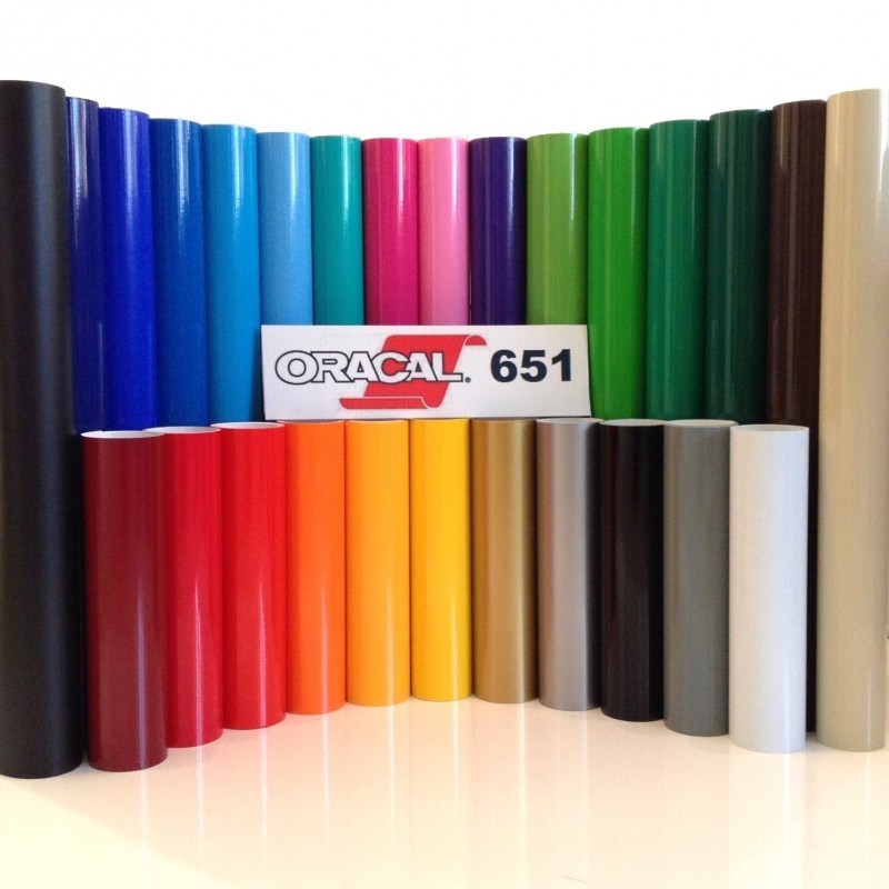 Oracal 651 Craft & Hobby Adhesive Sign Vinyl 15″ Various Colors/Length