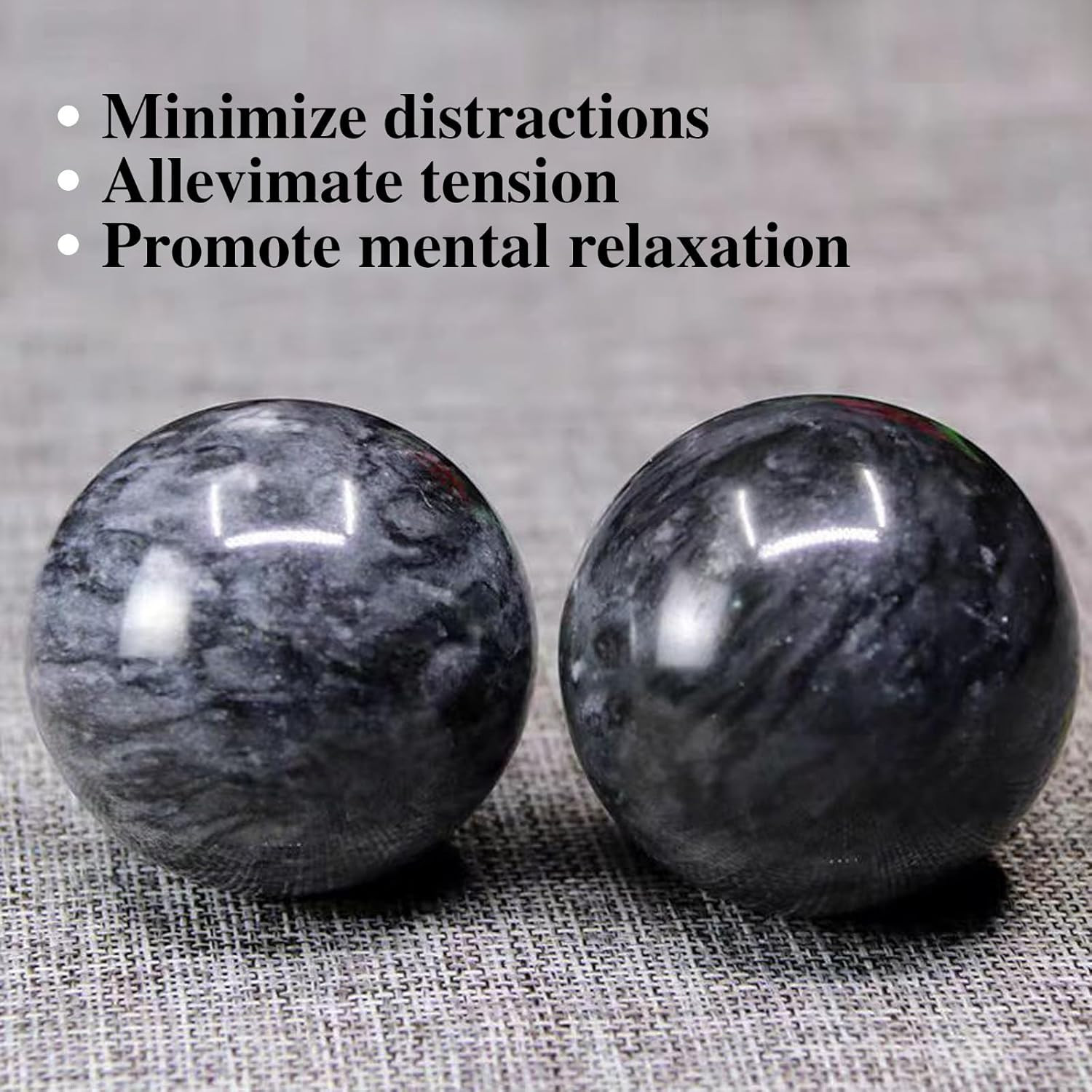 Traditional Chinese Baoding Balls, Marble Health Exercise Stress Relief Balls, D