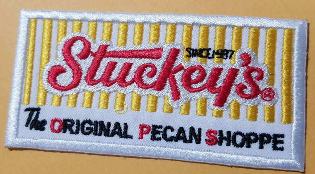Embroidered Stuckey’s The Original Pecan Shoppe Patch approx 1.75×3.75″